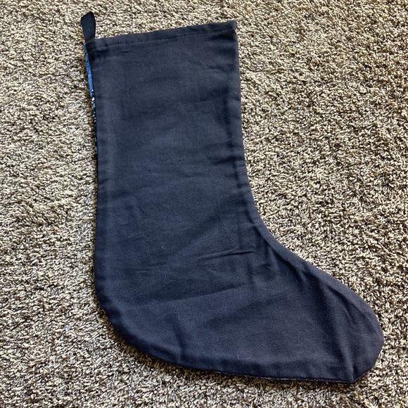 Nicky Boehme Christmas Stocking 12x18” Santa going down Chimney with bag of toys - Picture 4 of 5